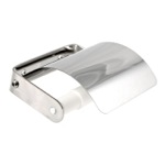 Gedy 2725-13 Chrome Toilet Roll Holder With Cover